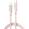 XO kabelis NB-Q265A PD USB-C - Lightning 1,0m 27W rožinės spalvos