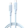 XO kabelis NB-Q265B PD USB-C - USB-C 1,0m 60W mėlynos spalvos