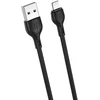 XO kabelis NB200 USB - Lightning 1,0m 2.1A juodos spalvos