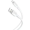 XO kabelis NB212 USB – Lightning 1,0 m 2,1A baltas