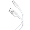USB laidas į USB-C XO NB212 2.1A 1m (baltas)
