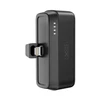 XO power bank mini PR244 20W 5000 mAh su Lightning jungtimi juodos spalvos