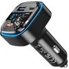 XO siųstuvas FM BCC08 Bluetooth MP3 automobilinis pakrovėjas 3,1A juodas