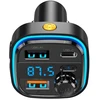 XO siųstuvas FM BCC08 Bluetooth MP3 automobilinis pakrovėjas 3,1A juodas