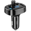 XO FM moduliatorius BCC02 Bluetooth MP3 automobilinis įkroviklis 15W juodos spalvos
