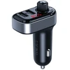 XO transmiter FM BCC10 Bluetooth MP3 car charger 3,1A juodas
