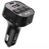 XO FM moduliatorius BCC17 Bluetooth MP3 automobilinis įkroviklis 30W juodos spalvos