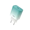 XO laidinis įkroviklis CE18 PD 30W 1x USB-C mėlynos spalvos-baltos spalvos + kabelis USB-C - Lightning