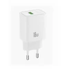 Įkroviklis XO Sieciowa QC 18W 1x USB balta + kabelis USB-C (CE50)
