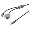 XO belaidis indukcinis įkroviklis CX030 juodas Apple Watch su laidu USB-C -USB-C