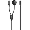 XO belaidis indukcinis įkroviklis CX030 juodas Apple Watch su laidu USB-C -USB-C