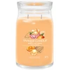 Yankee Candle Aromatinė žvakė Signature glass medium Mango Ice Kreminis 368 g