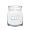 Yankee Candle Aromatinė žvakė Signature glass medium Clean Cotton 368 g