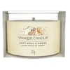 Yankee Candle Soft Wool &amp; Amber votive candle in glass 37 g