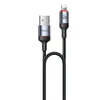 YESIDO CABLE CA129L 12W TYPE-C/LIGHTNING 1,2M 2A Juodas