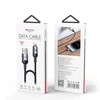 YESIDO CABLE CA129L 12W TYPE-C/LIGHTNING 1,2M 2A Juodas