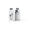 USB kabelis Yesido USB-A - Lightning 0,3 m juodas (YID000555)