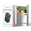 Rivacase Yesido Powerbank YP62 30 000 mAh 22.5W LED, 2xUSB-A + 2xUSB-C, Juodas / JUODA
