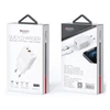YESIDO WALL CHARGER YC32 PD 20W QC3.0 USB-A+C Baltas