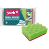 York Dishwashing sponge Wave 4+1 pcs. 10x7x3cm