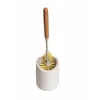 York Eco Natural Toilet brush with holder BAMBOO