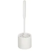 York Toilet brush with holder MODERN baltas