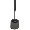 York Toilet brush with holder MODERN juodas