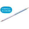 Spalvoti dvipusiai pieštukai CARIOCA Pastel, 12 vnt.