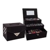 ZMILE COSMETICS Beauty Case Velvety (Dark Pilkas) Limited Edition dekoratyvinės kosmetikos rinkinys