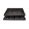 4IQ Guminė grindų danga 50x50x2cm, juoda