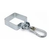 4IQ Kvadratinis tvirtinimo elementas su karabinu 90x90 mm