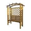 4IQ Medinė arka Pergola su suoliuku, 160 x 70 x 190 cm