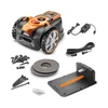Belaidis vejos pjovimo robotas Lawnmaster su įkrovimo stotele, 24 V, 4.0 Ah, 500m2