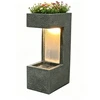 Dekoratyvinis lauko fontanas, 31 x 21 x 62.5 cm, su LED apšvietimu