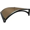 Durų stogelis HATIS, 100 × 150 cm, rudas