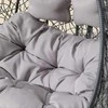 Dvivietis pakabinamas krėslas „Vestina”, pilkas