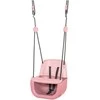 Ergonominės vaikiškos sūpynės 3in1, pastelinė rožinė