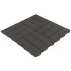 Lauko grindų danga, 56.3 x 56.3 x 1.3 cm, ruda