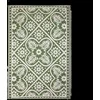 Esschert Design Lauko kilimas, žalios ir baltos spalvos, 182x122cm