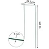 Metalinė augalų atrama, 95 cm