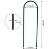 Metalinė augalų atrama "Lankas", 60 cm