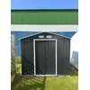 Metalinis sandėliukas 4,6 m², antracito, 237 × 195 × 208/172 cm