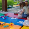Čiužinys Minkštų čiužinukų komplektas, pastelinis