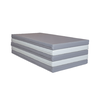 Minkštų čiužinukų komplektas, pilkas/baltas