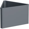 Metalinis vazonas HATIS, 71,5 x 61,5 x 45 cm, antracito
