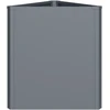 Metalinis vazonas HATIS, 71,5 x 61,5 x 77cm, antracito
