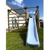 Pastelinė mėlyna čiuožykla 220 cm