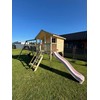 Pastelinė rožinė čiuožykla 220 cm