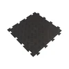 PVC grindų danga „Diamond”, 50 x 50 x 0.8 cm, juoda
