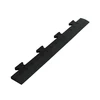 PVC grindų dangos „Bubble” užbaigimas, 48 x 7 x 0.8 cm, juodas